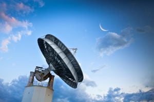 satellite dish at applied physics laboratory