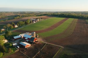 Aerial View Of Countryside