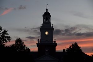 Gilman Clocktower at dusk